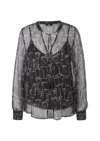 Riani BLUSE MIT COCKTAIL PRINT Discount Store für neue Produkte