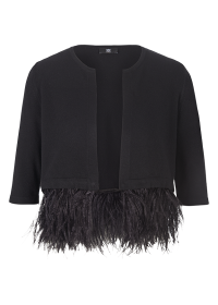 Riani CROPPED CARDIGAN MIT FEDERN Im Verkauf