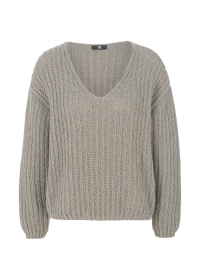 Riani RIPPENSTRICK-PULLOVER MIT V-AUSSCHNITT Speichern exportieren