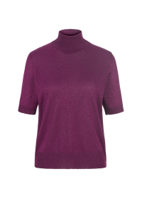 Riani STEHKRAGEN-PULLOVER AUS SPARKLE KNIT Limitierter Zeitrabatt