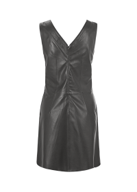Riani V-NECK-KLEID AUS LEDER Cyber Monday