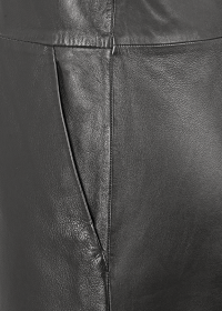 Riani V-NECK-KLEID AUS LEDER Cyber Monday