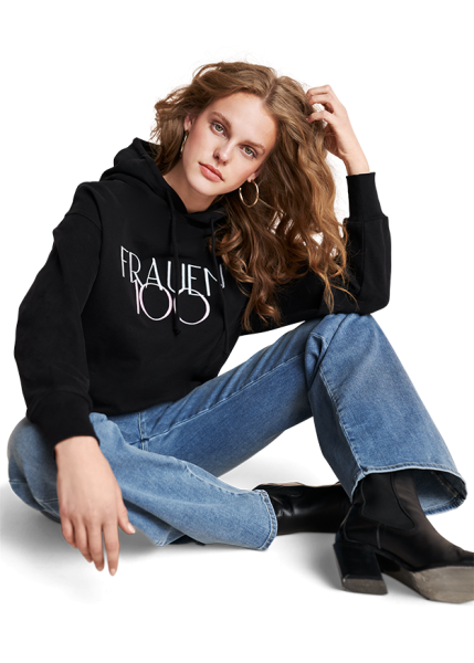 Riani JERSEY-HOODIE MIT LOGO Begrenzte Freigabe