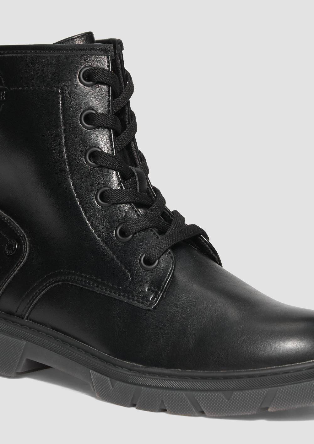 S.Oliver Stiefel mit Schnürung und Reißverschluss Großer Ausverkauf