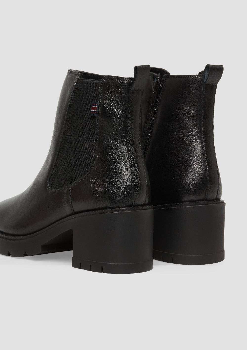 S.Oliver Chelsea-Boots aus Leder Top Angebot
