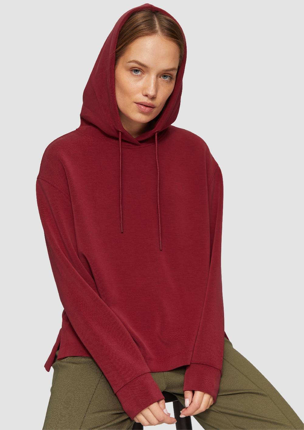 S.Oliver Hoodie aus Scuba im Relaxed Fit Cyber Monday