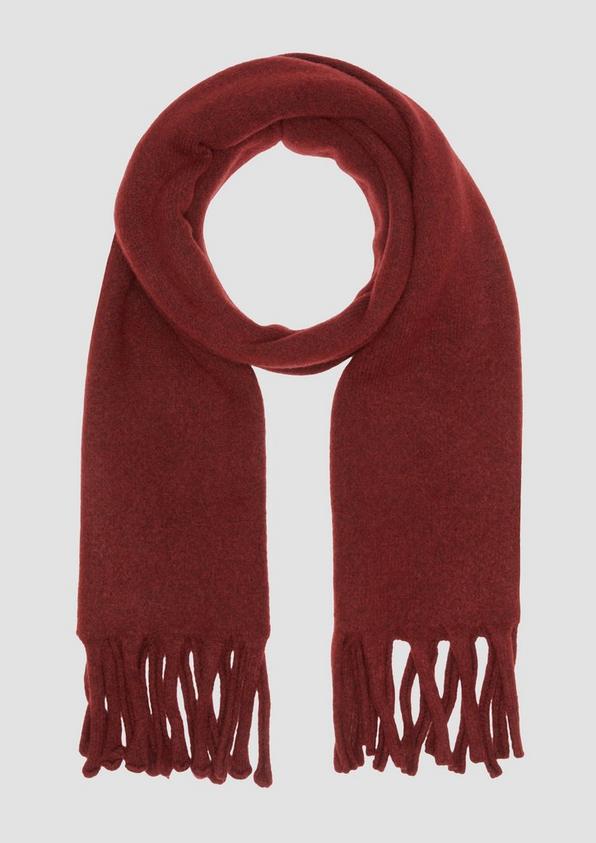 S.Oliver Gestrickter Schal mit Fransen Bis zu 50% Rabatt