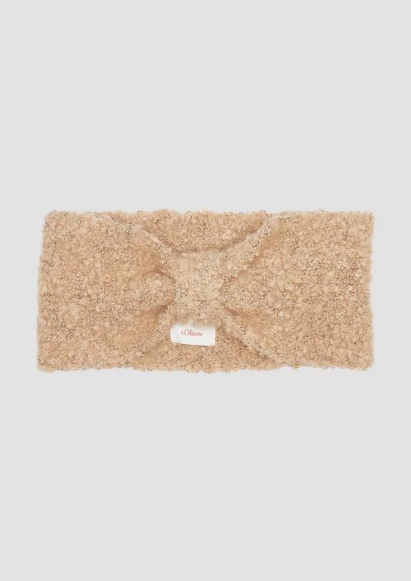 S.Oliver Gestricktes Stirnband aus Bouclé im Angebot