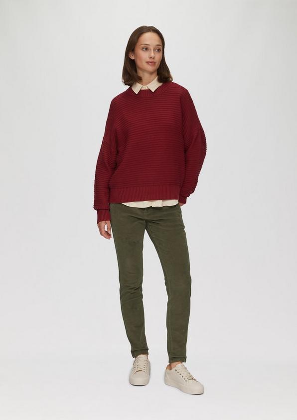 S.Oliver Schmal geschnittene Cordhose Blitzangebot