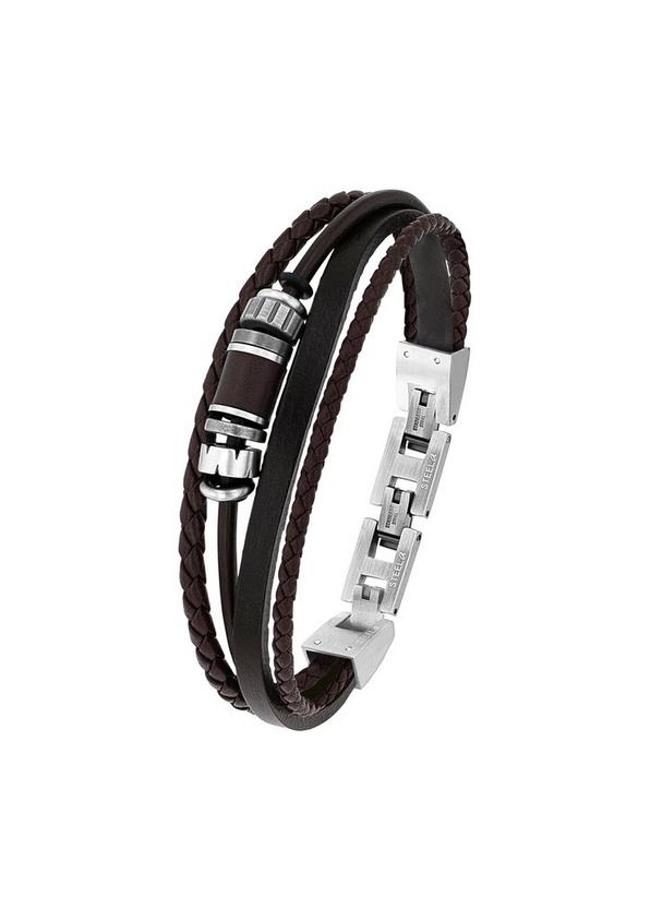 S.Oliver Lederarmband mit Beads-Detail Bis zu 65% Rabatt