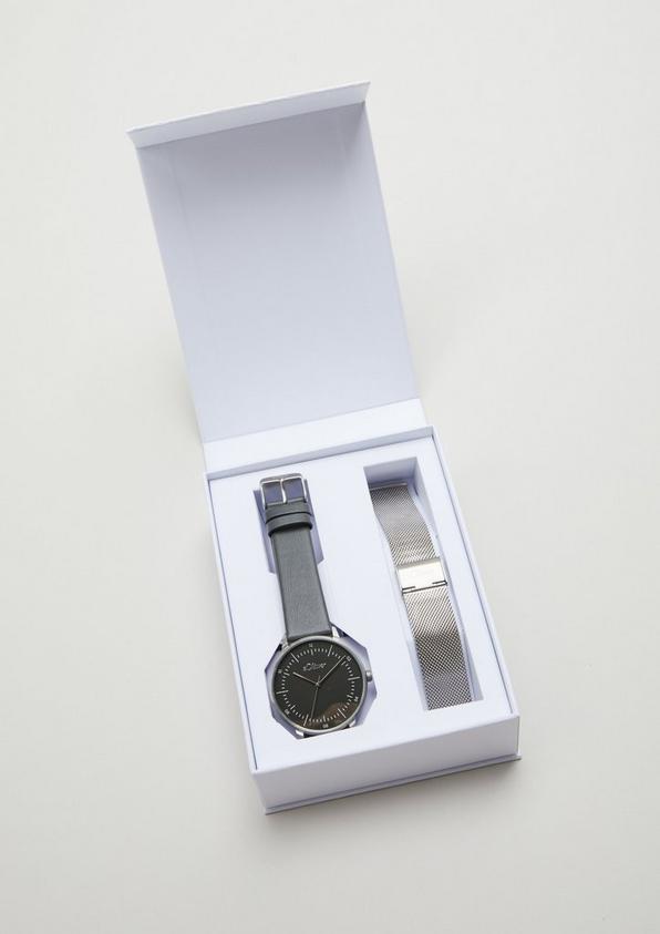 S.Oliver Geschenkset Herren-Armbanduhr Cyber Monday