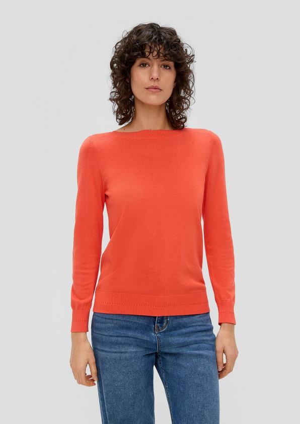 S.Oliver Longsleeve mit U-Boot-Ausschnitt Cyber Monday