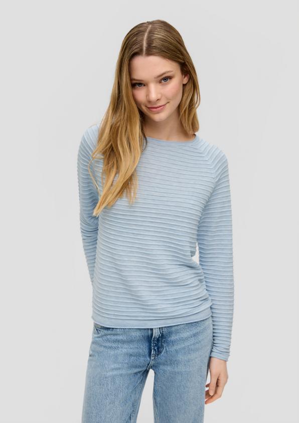 S.Oliver Strickpullover mit Streifen-Optik VIP-Rabatte
