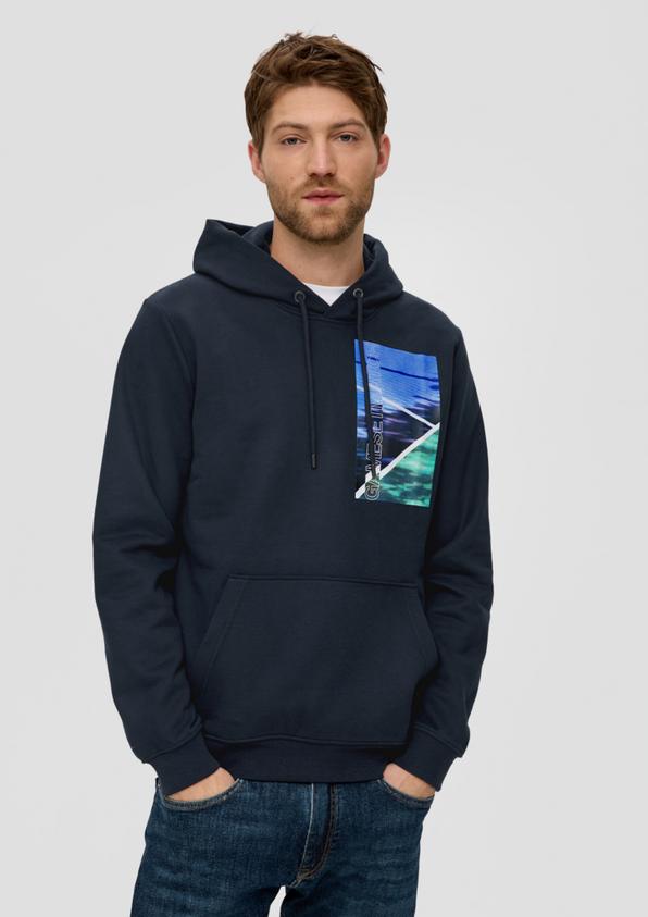 S.Oliver Kapuzensweater mit Labelprint Sonderangebot