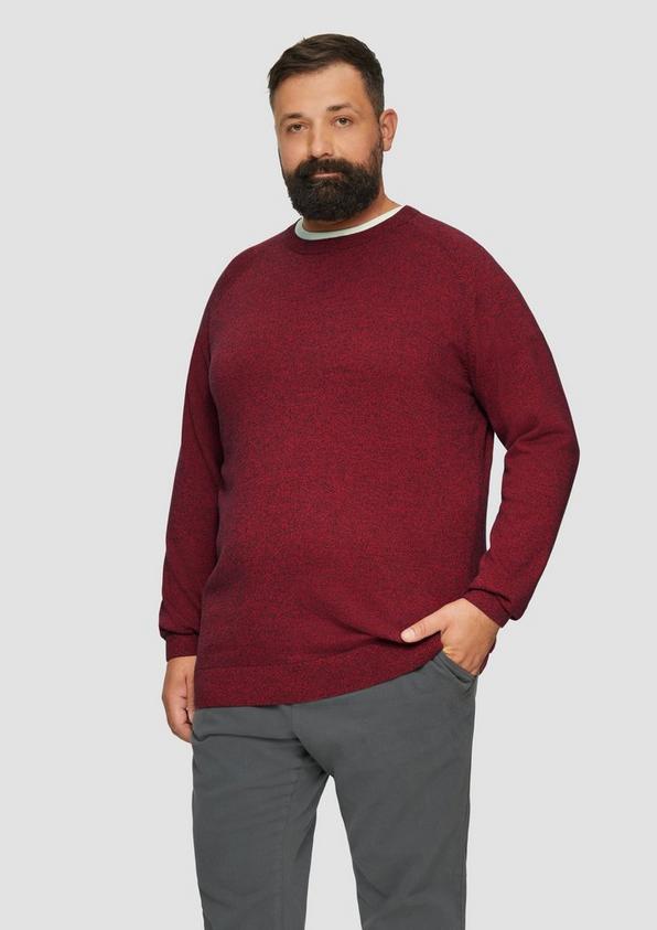 S.Oliver Strickpullover mit Rippbündchen Vatertagsangebot