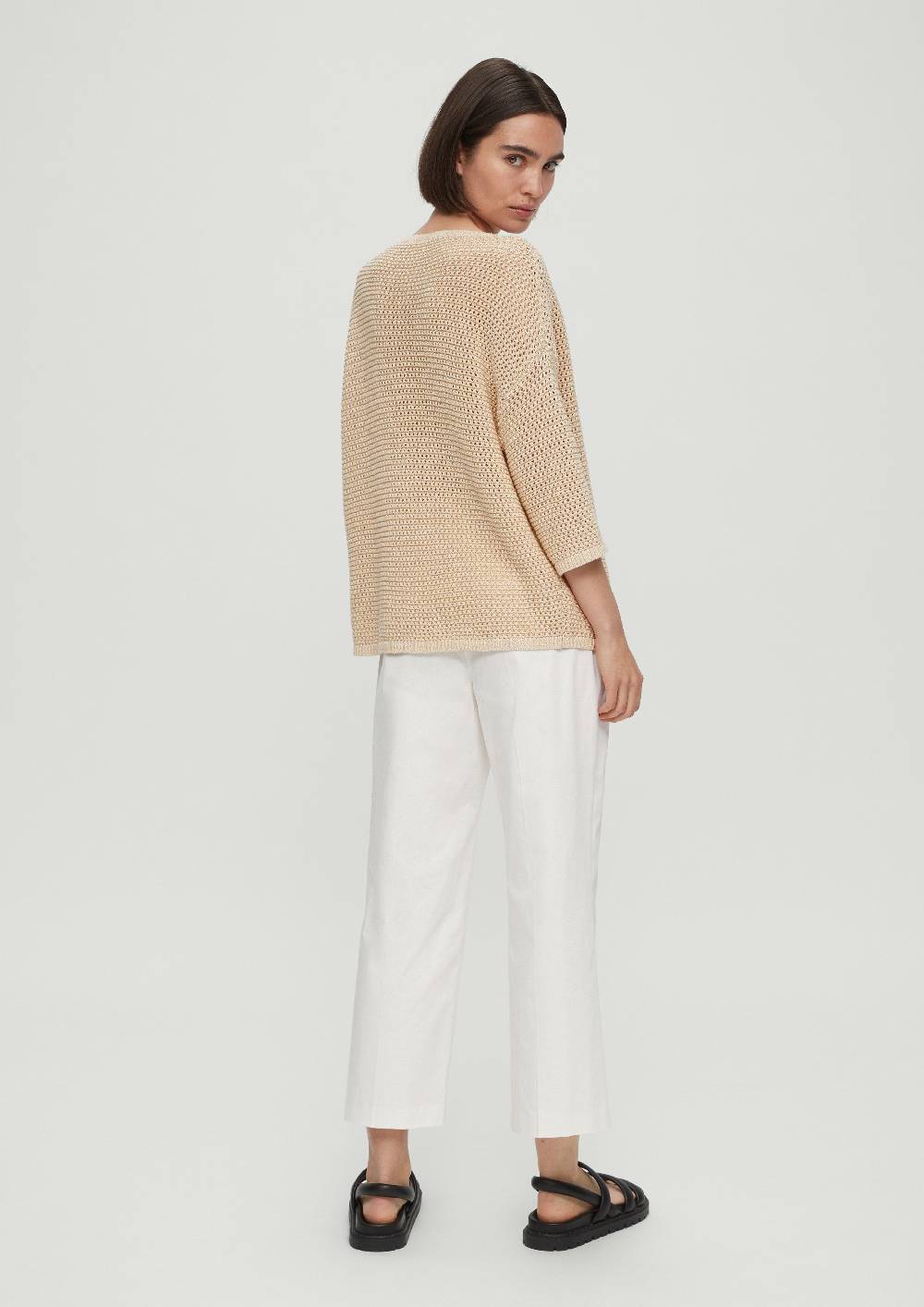 S.Oliver Strickpullover aus Häkelgarn Sonderangebot der Fabrik