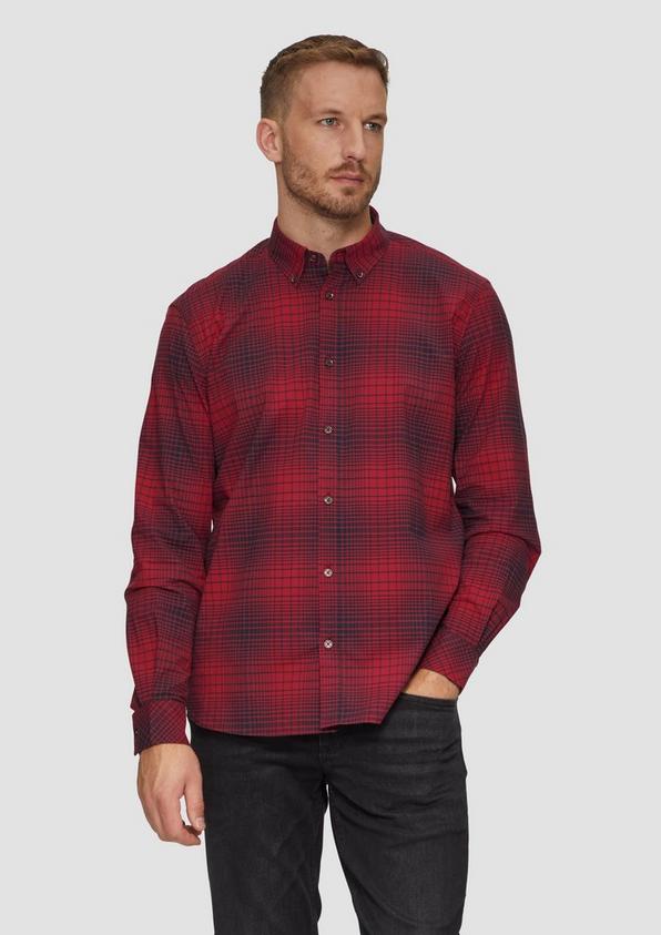 S.Oliver Regular Fit: Hemd mit Button-Down-Kragen aus Baumwollstretch Flash Sale