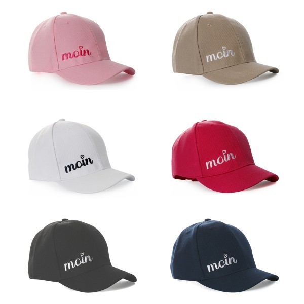Sonia Originelli Baseball Cap "MOIN Herz" Mütze maritim Snapback Unisex Riesige Ersparnisse