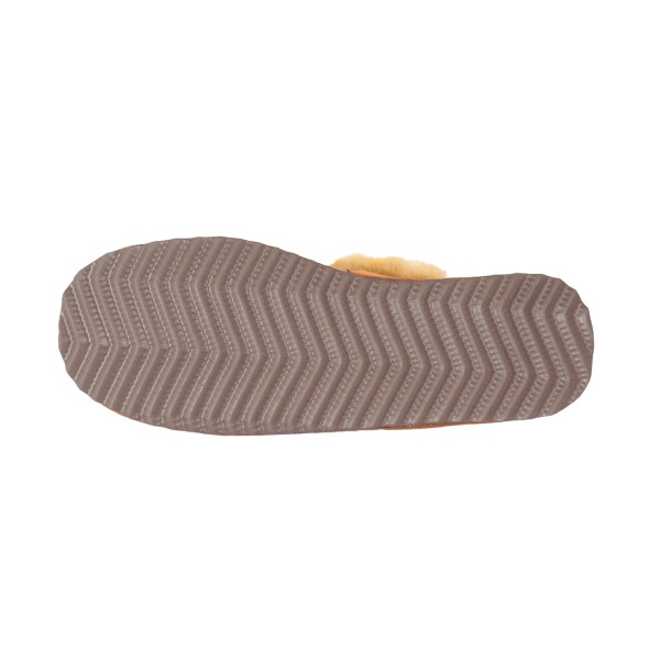 Sonia Originelli Damenpantoffel Schuhe Schaf Lammfell EVA Sohle Leder Clearance-Verkauf