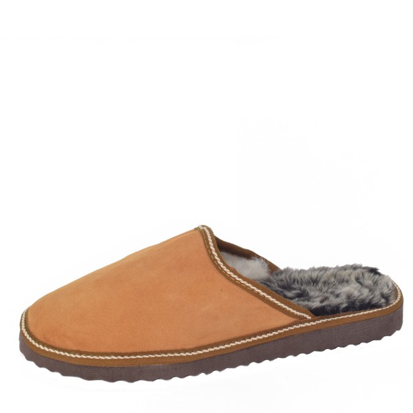 Sonia Originelli Herrenpantoffel Schuhe Schaf Lammfell EVA Sohle Echt Leder Begrenzt auf 3 Tage