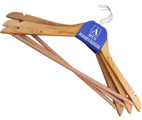Sonia Originelli 3er SET Kleiderbügel Holz Bügel Kleiderschrank Aufhänger Fabrik Onlineshop