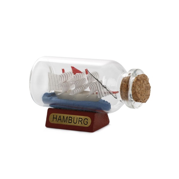 Sonia Originelli Buddelschiffchen Flaschenschiff "Hamburg" Rumflasche 6 cm Online Shopping
