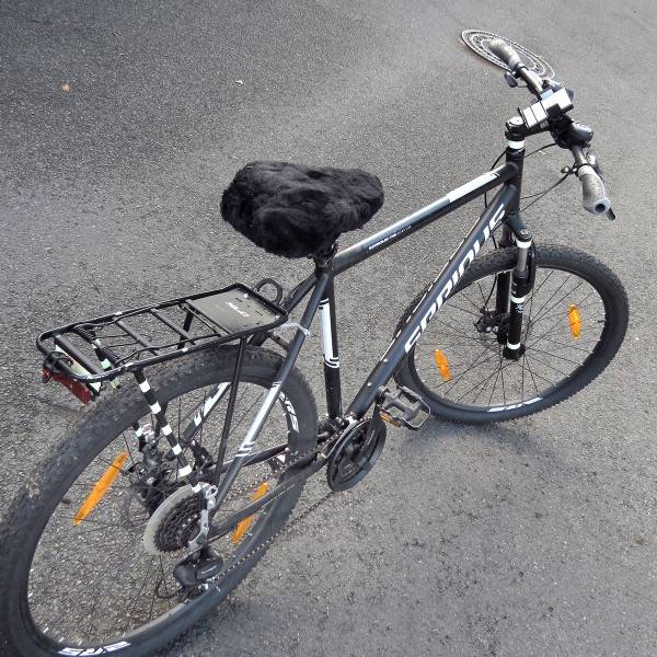 Sonia Originelli Fahrradsitzbezug Baumwolle Lammfell Bike Riemen Bestseller