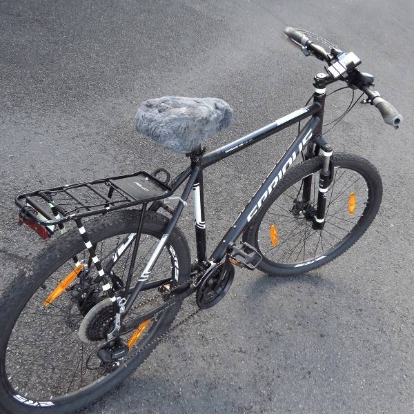 Sonia Originelli Fahrradsitzbezug Baumwolle Lammfell Bike Riemen Saisonale Angebote