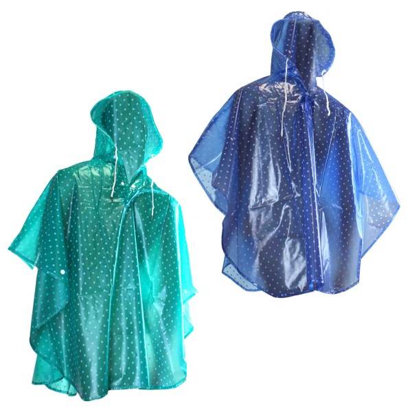 Sonia Originelli Kinder Regencape "Punkte" Regenschutz Poncho VIP-Rabatte