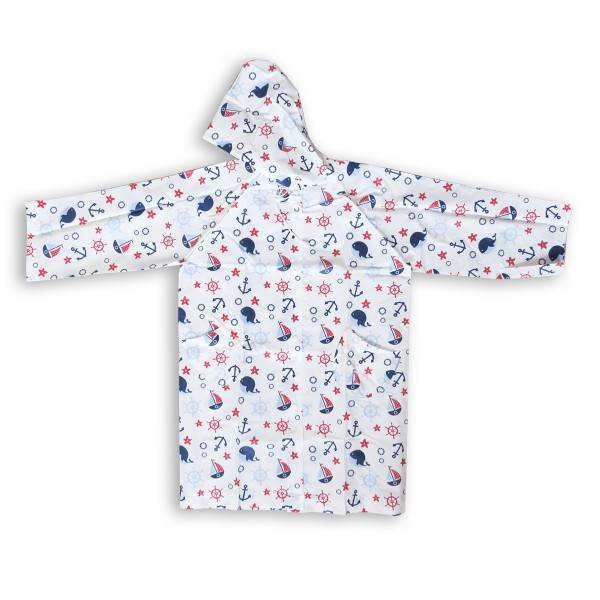 Sonia Originelli Kinder Regenjacke "Maritim" Regenschutz Mantel Anker Tiefpreis