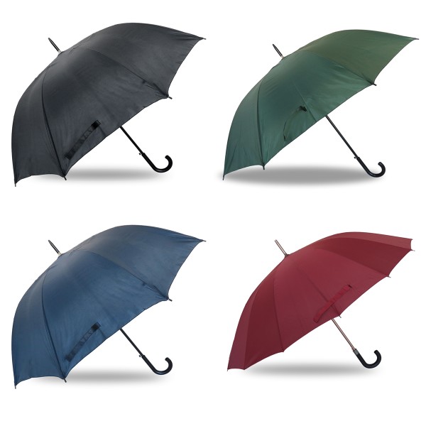 Sonia Originelli Stockschirm "UNI" Regenschirm Schutz Schlicht Einfarbig Nur noch ein Tag übrig