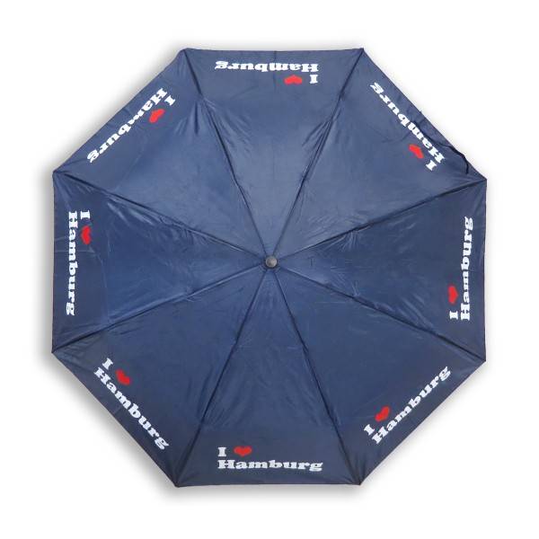 Sonia Originelli Taschenschirm "I love Hamburg" Regenschirm Schutz Stadt Riesige Rabatte