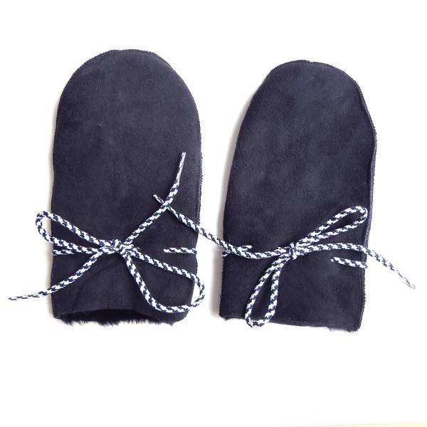 Sonia Originelli Baby Fausthandschuhe Schaf Lammfell Kordel Fäustlinge zollfrei
