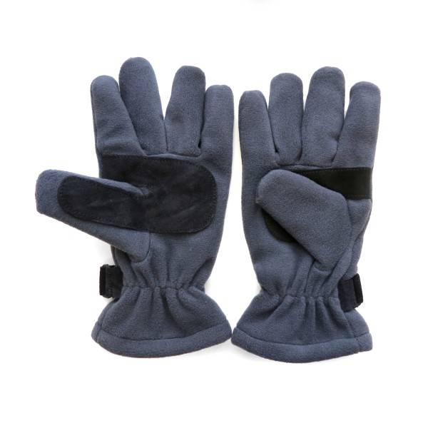 Sonia Originelli Handschuhe Winter Finger Fleece Schwarz Klettverschluss Fabrik Onlineshop