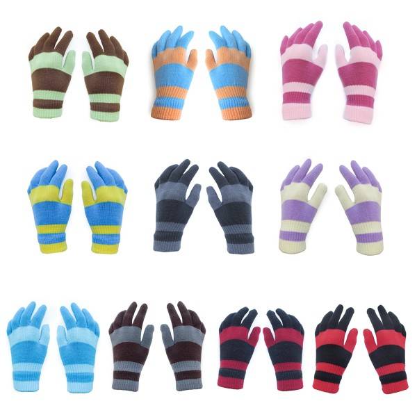 Sonia Originelli Kinderhandschuhe gestreift Günstig kaufen