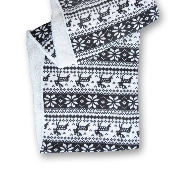 Sonia Originelli Loop "Norweger" Schal Kuschelfell Polyester Winter Saisonschlussverkauf