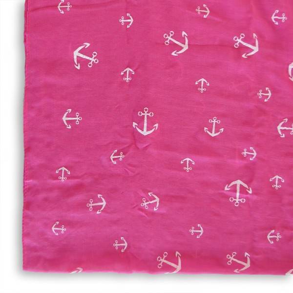 Sonia Originelli Loop Schal "Anker" Maritim Reliefdruck Sommer Vatertagsangebot