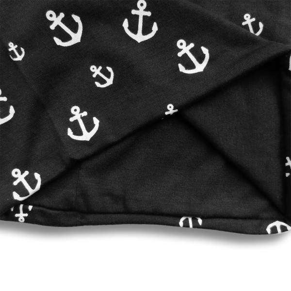 Sonia Originelli Loop Schal "Mini Anker" Maritim Allover Print Sommer Mundschutz Atemschutz Lagerräumung