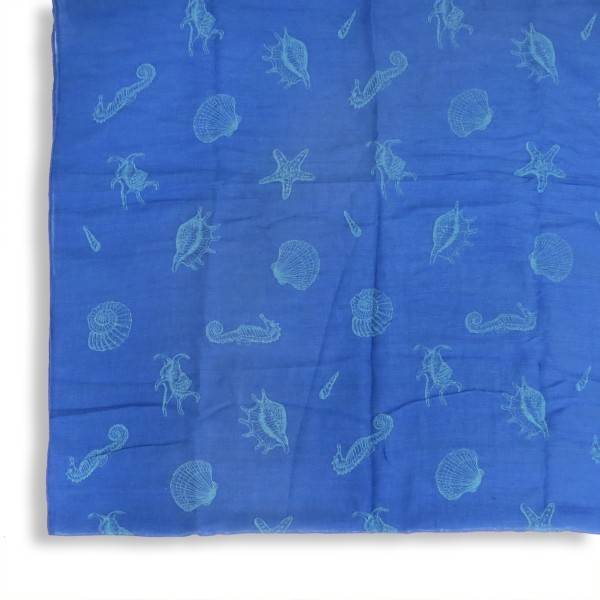 Sonia Originelli Loop Schal "Muschel" Maritim Reliefdruck Sommer Top Angebot