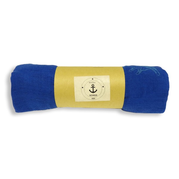 Sonia Originelli Loop Schal "Muschel" Maritim Reliefdruck Sommer Top Angebot