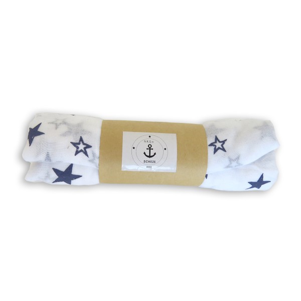 Sonia Originelli Loop Schal "Sterne" Reliefdruck Stars Sommer Neueste Mode