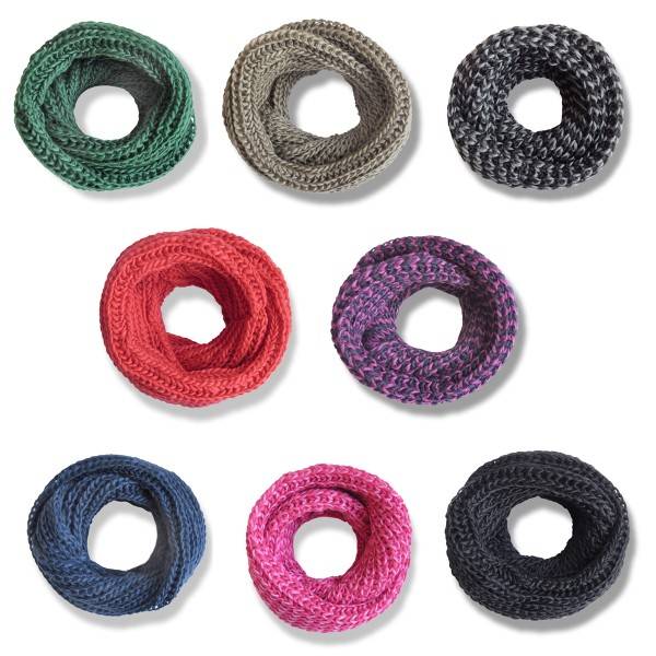 Sonia Originelli Loop Schal Polyacryl Ringel Winter Soft Zeitlich begrenztes Angebot