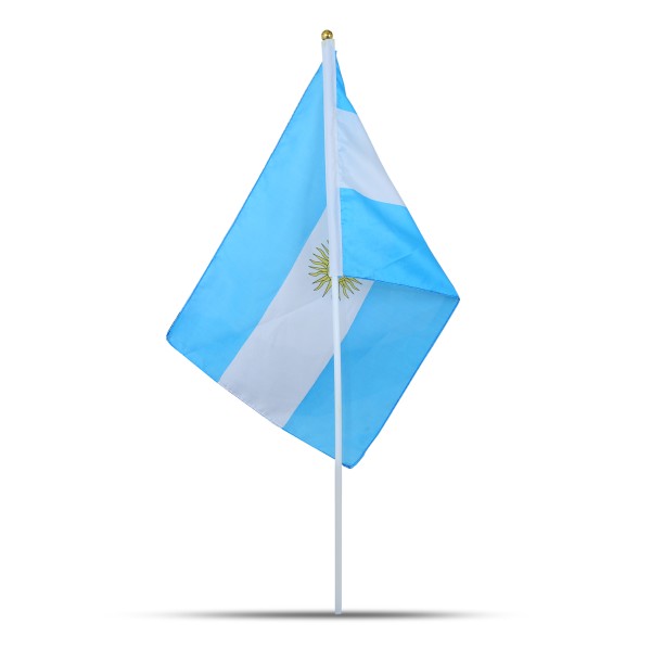 Sonia Originelli 10er Set Fahne Flagge Winkfahne "Argentinien" Argentina Handfahne EM WM Räumungsverkauf
