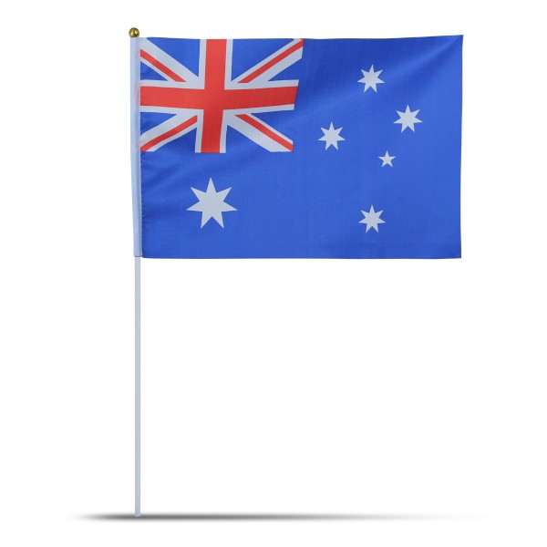 Sonia Originelli 10er Set Fahne Flagge Winkfahne "Australien" Australia Handfahne EM WM Kauf eins, bekomm eins gratis