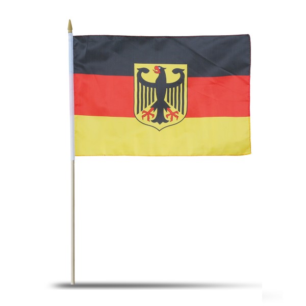 Sonia Originelli 10er Set Fahne Flagge Winkfahne "Deutschland Adler" Germany Eagle Handfahne EM WM Wochenangebot