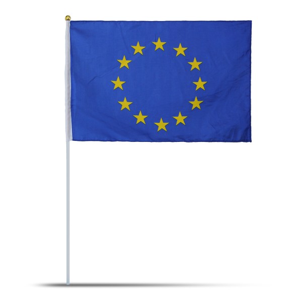 Sonia Originelli 10er Set Fahne Flagge Winkfahne "Europa" Europe Handfahne EM WM Letzte 2 Tage