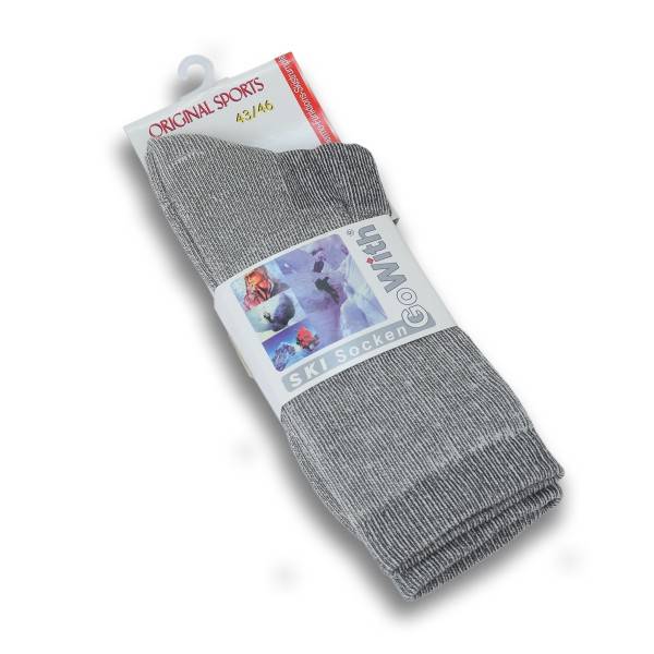 Sonia Originelli 1 Paar Ski Socken Wolle Winter Unisex Strümpfe grau Nur noch ein Tag übrig
