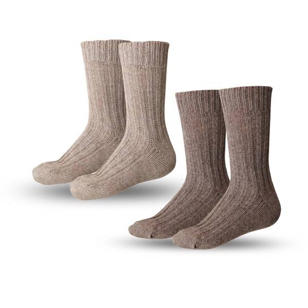 Sonia Originelli 2 Paar Alpakasocken "dick" Alpakawolle Winter Unisex zollfrei