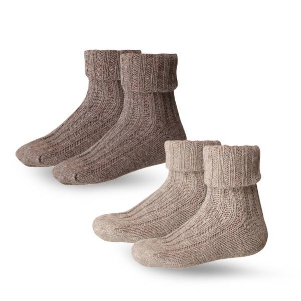 Sonia Originelli 2 Paar Alpakasocken "dick" Alpakawolle Winter Unisex zollfrei