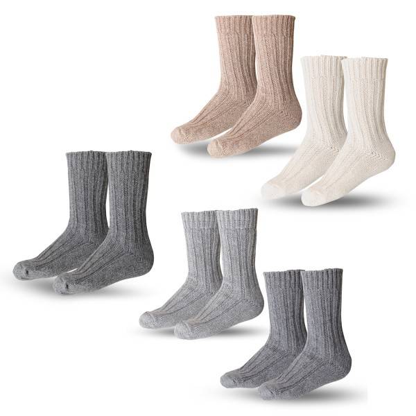 Sonia Originelli 2 Paar Alpakasocken "dick" Alpakawolle Winter Unisex zollfrei